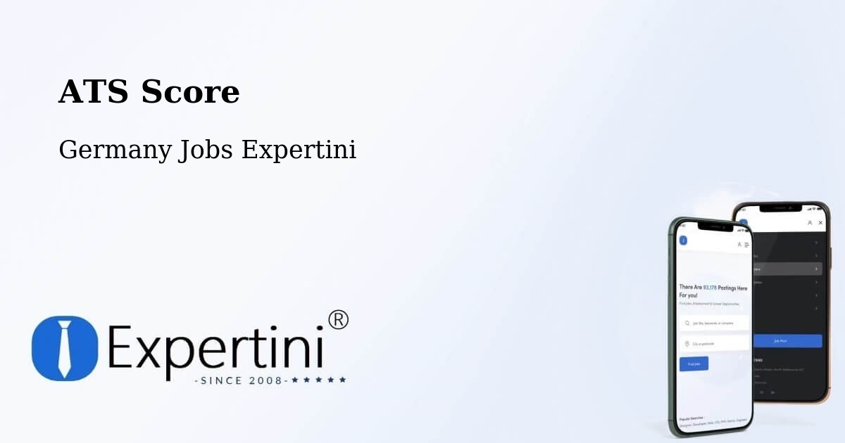 Resume ATS Score & Job Description Match Tool – Wolnzach - Germany Jobs Expertini